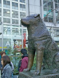 The statue of Hachiko is a favorite meeting spot in Tokyo.