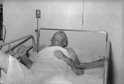 A patient with rabies, 1959